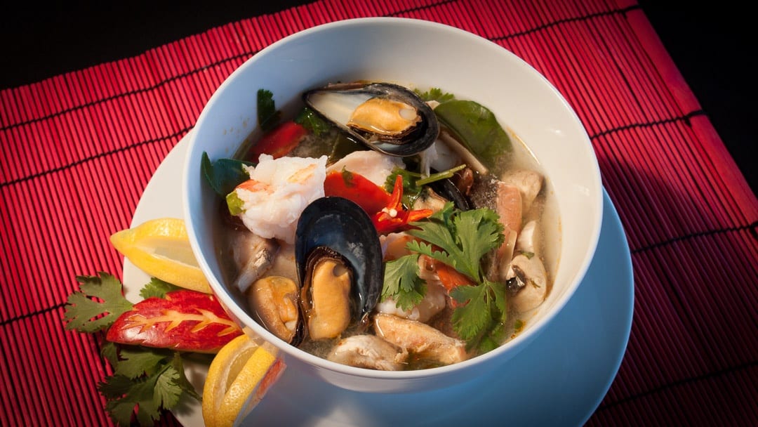 Spicy Seafood and Green Curry Medley